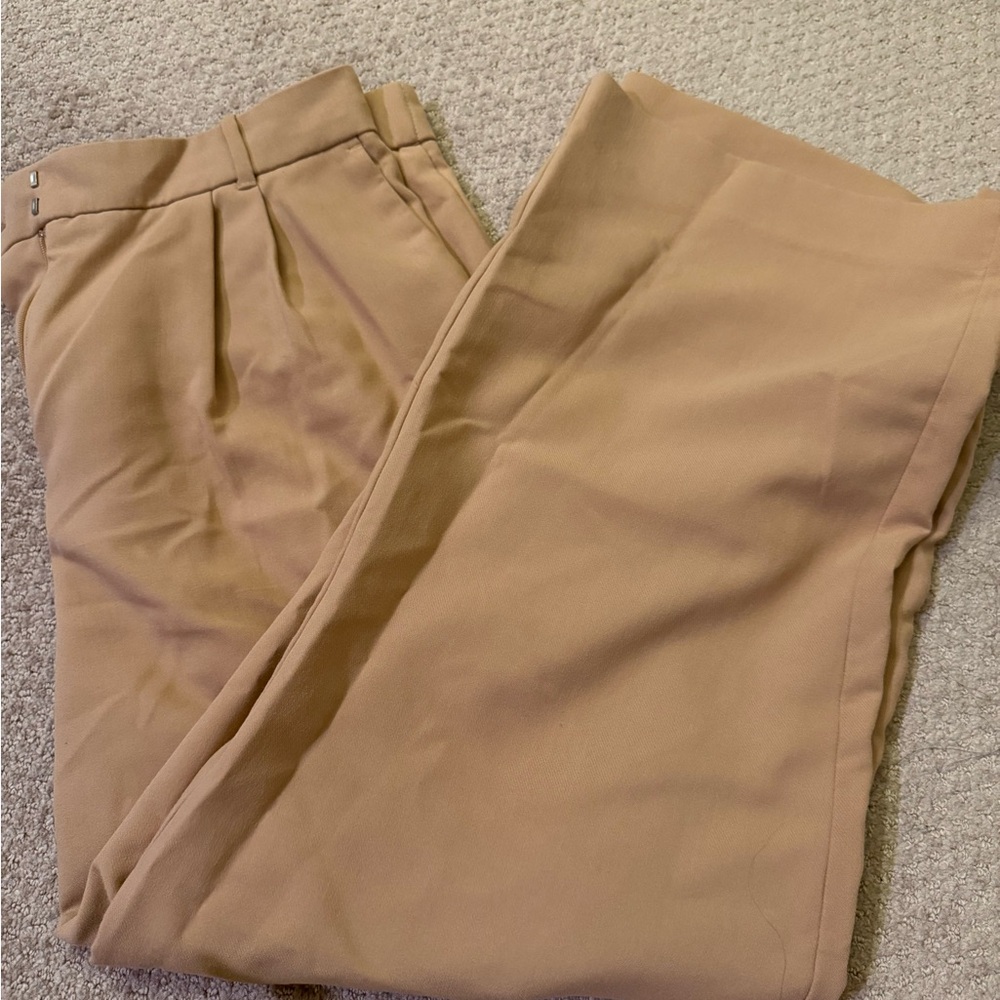 Abercrombie High Waisted Wide Leg Trousers